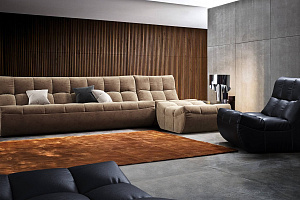 Большой длинный бескаркасный диван ДеИтали на заказ